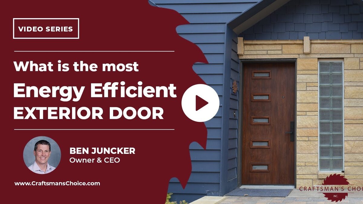 most energy-efficient exterior door