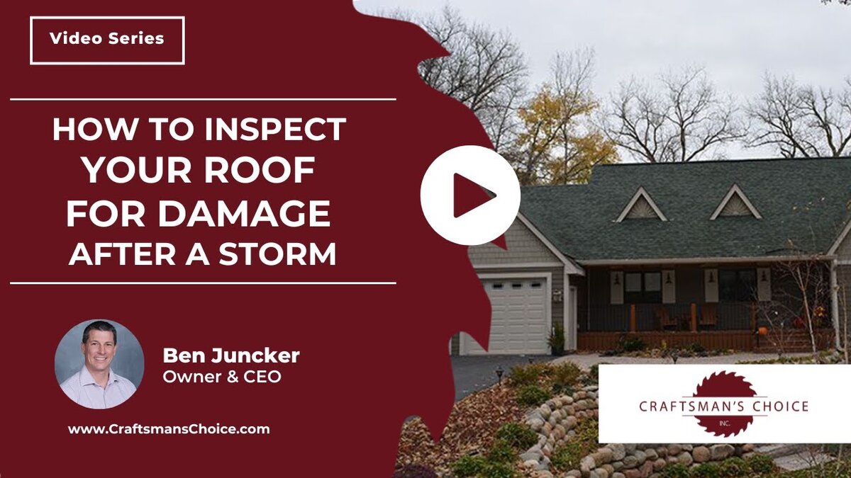 inspect your roof for damage