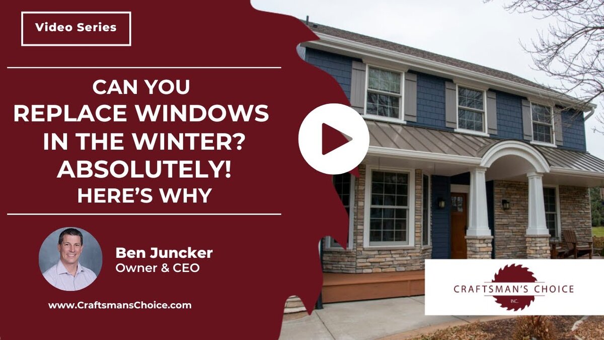 replace windows in the winter