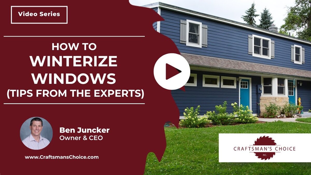 how to winterize windows