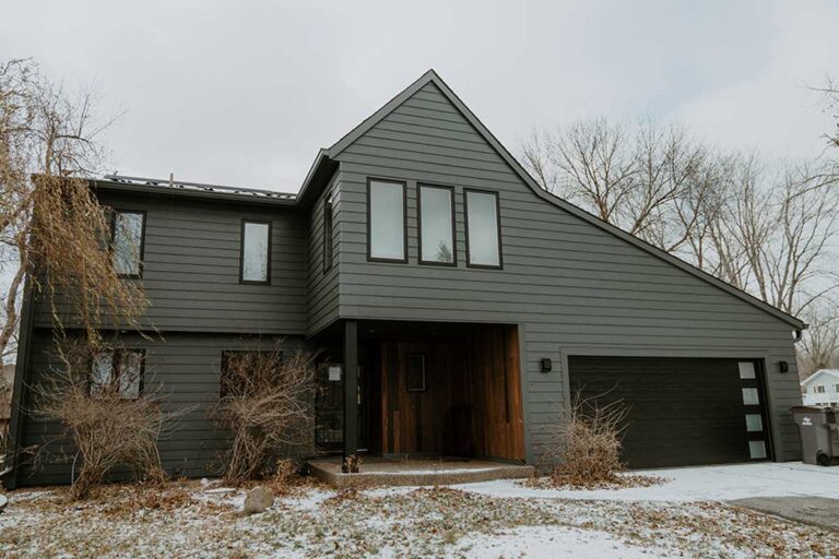 installed hardieplank in iron gray in eden prairie