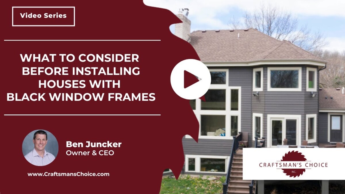 Houses with Black Window Frames