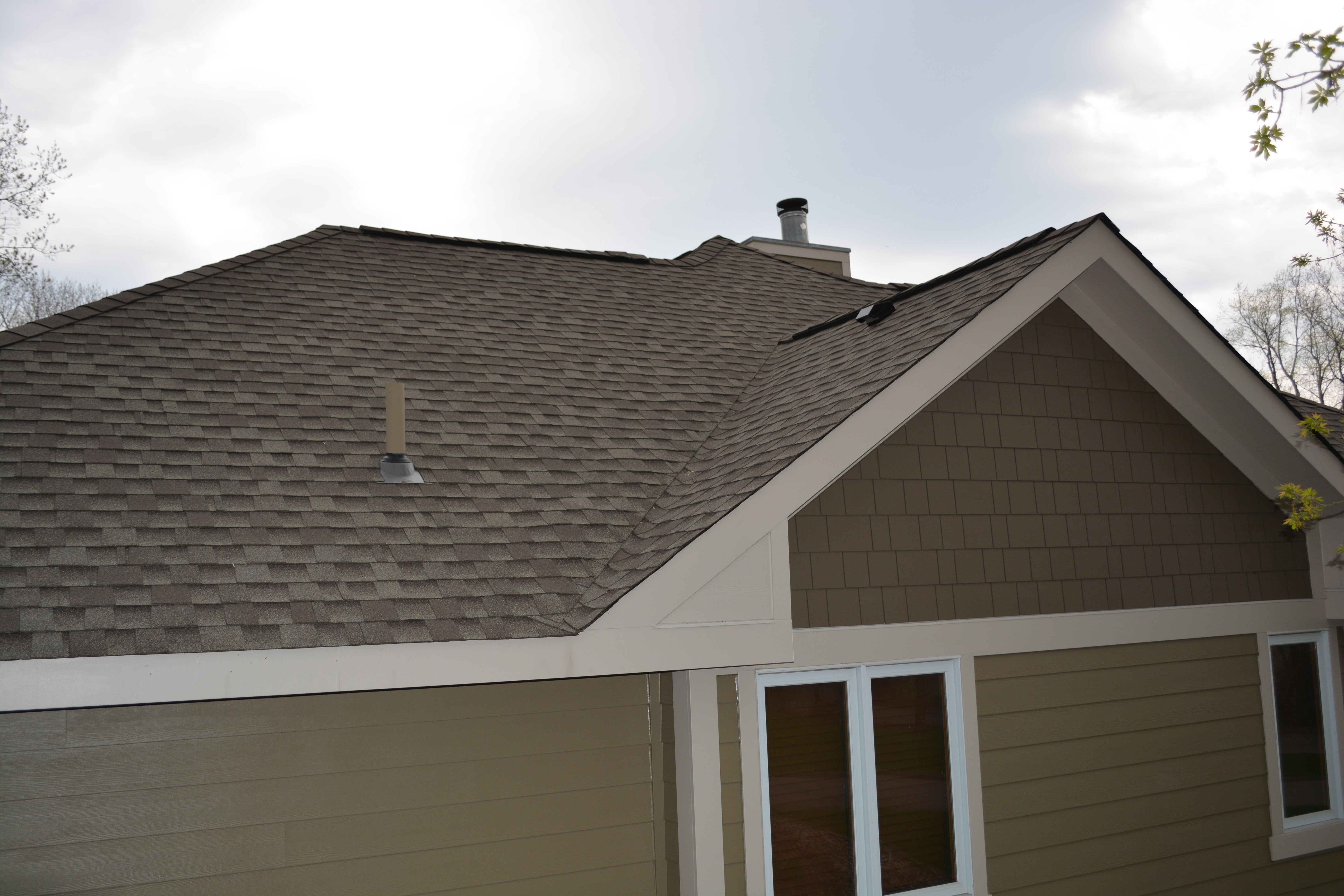 GAF Timberline HDZ Weathered Wood architectural shingles installed in Minnetonka MN